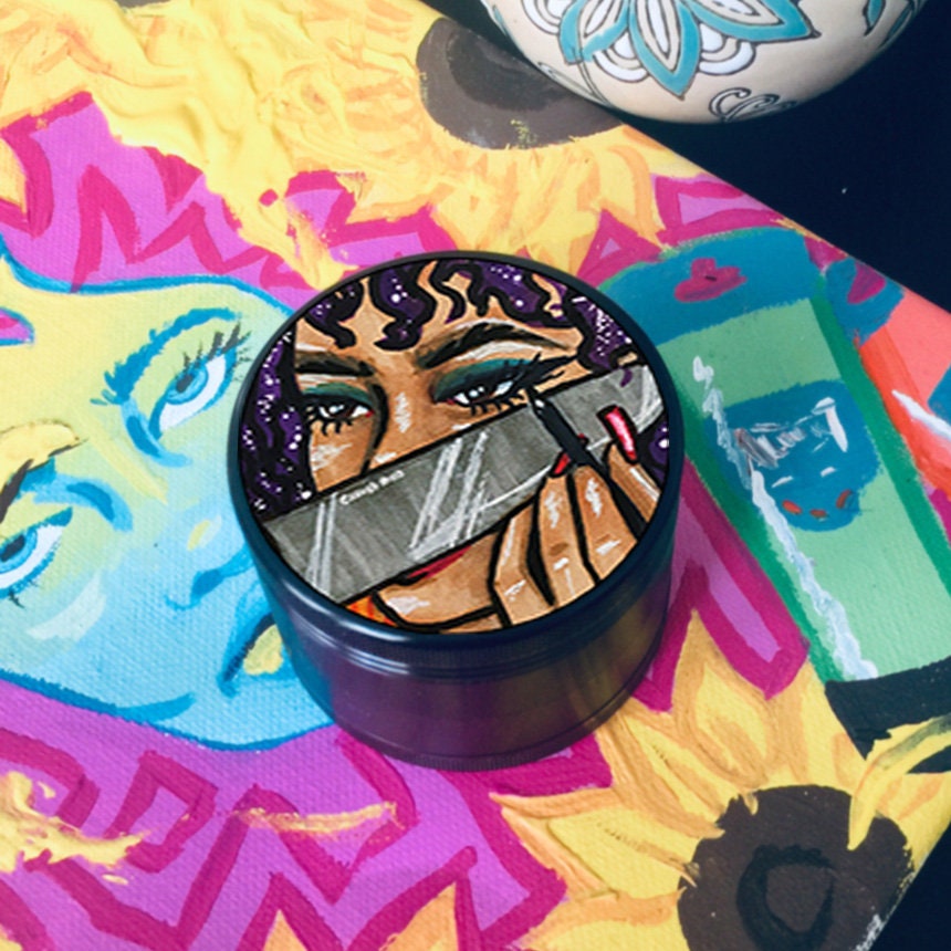 Weed Grinder Weed Accessories Women Smoking Accessories Etsy