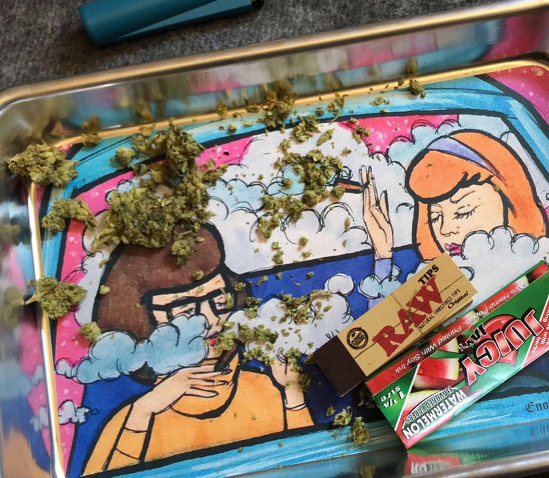 Beetlejuice Funny Rolling Tray Weed Accessories Smoking Etsy