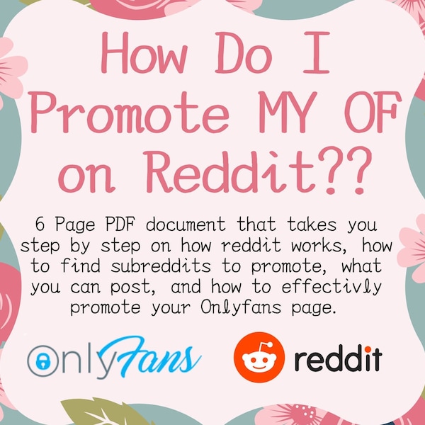 Comment promouvoir Onlyfans sur Reddit Guide de 6 pages TÉLÉCHARGEMENT PDF