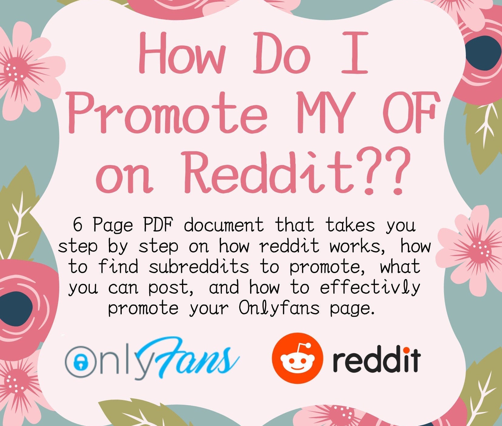 How to promote onlyfans on reddit