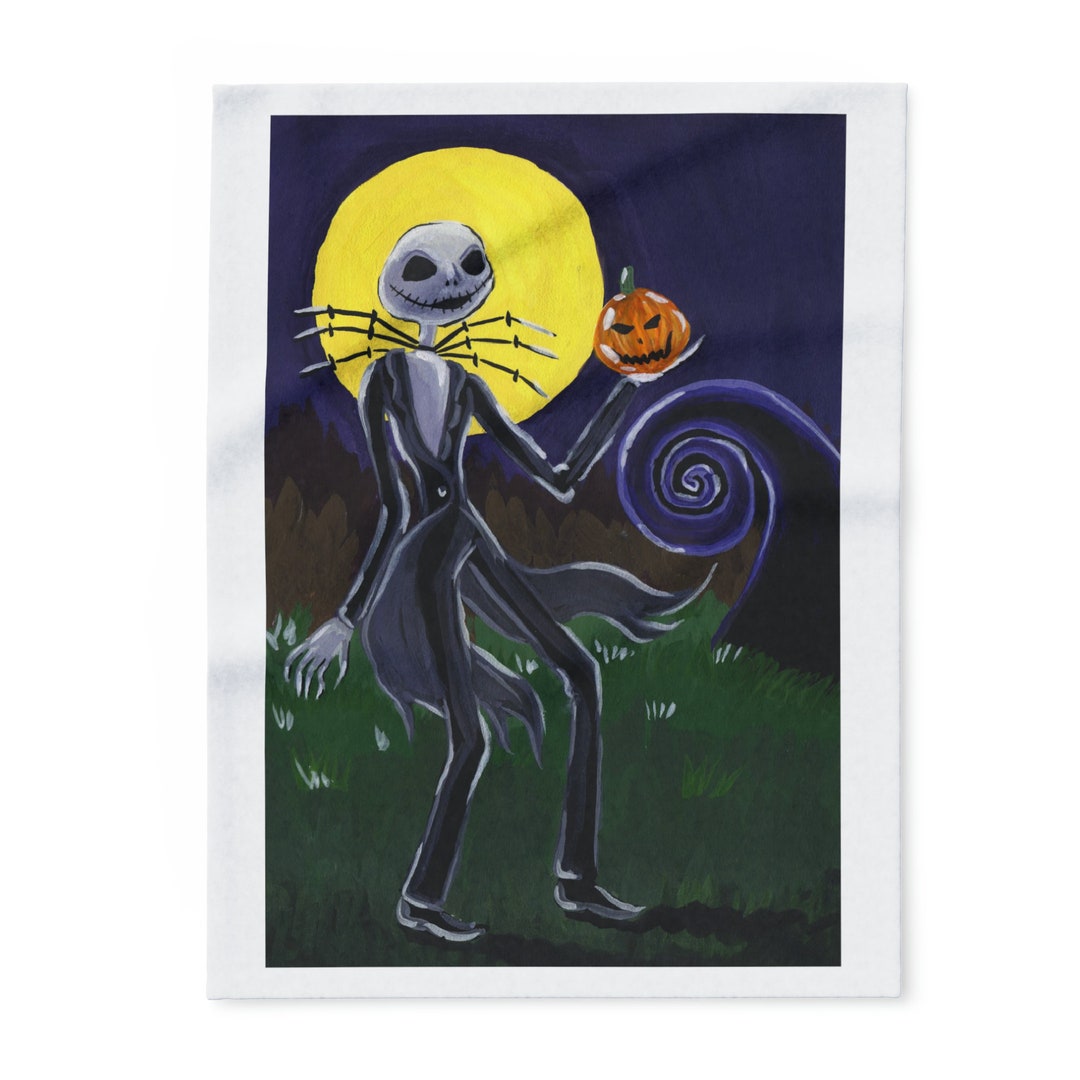 Nightmare Before Christmas Fleece Blanket Etsy