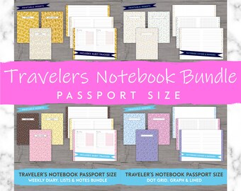 Printable Tn Inserts - Etsy