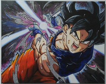 Canvas-Goku Ultra Instinct-Super Dragon Ball