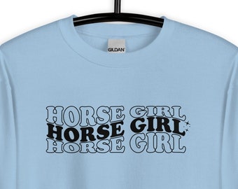 Groovy Horse Girl Crew Cozy Sweatshirt