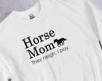 Horse Mom Riding Crew Sweatshirt