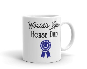 World's Best Horse Dad Gift Mug