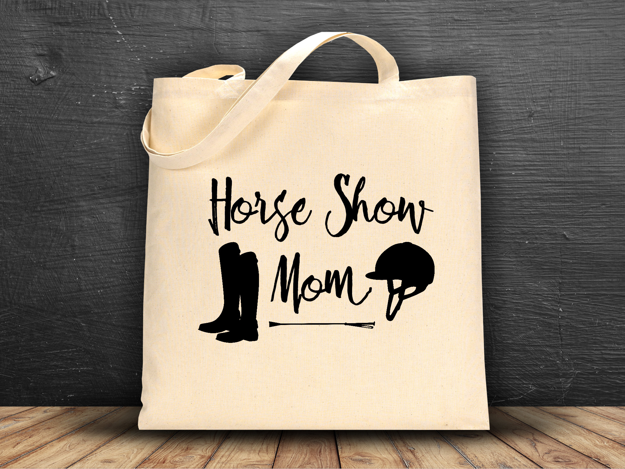 Horse Show Mom Tote Bag Gift for Equestrian Mom Etsy