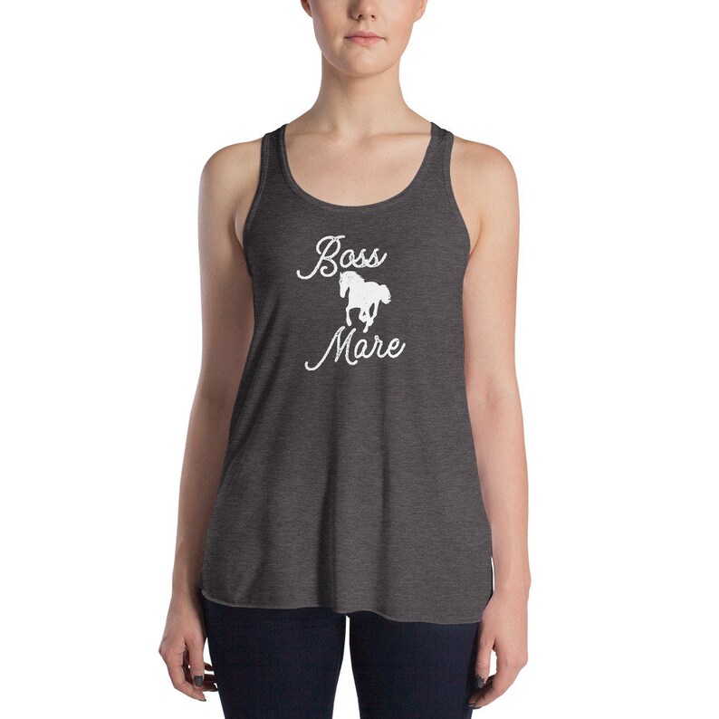 Boss Mare Horse Tank Top, Equestrian Clothing for Horseback Riding