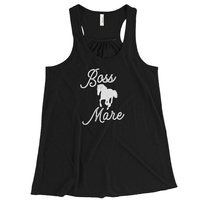 Boss Mare Horse Tank Top, Equestrian Clothing for Horseback Riding