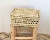 Moroccan handmade Rattan suitcase