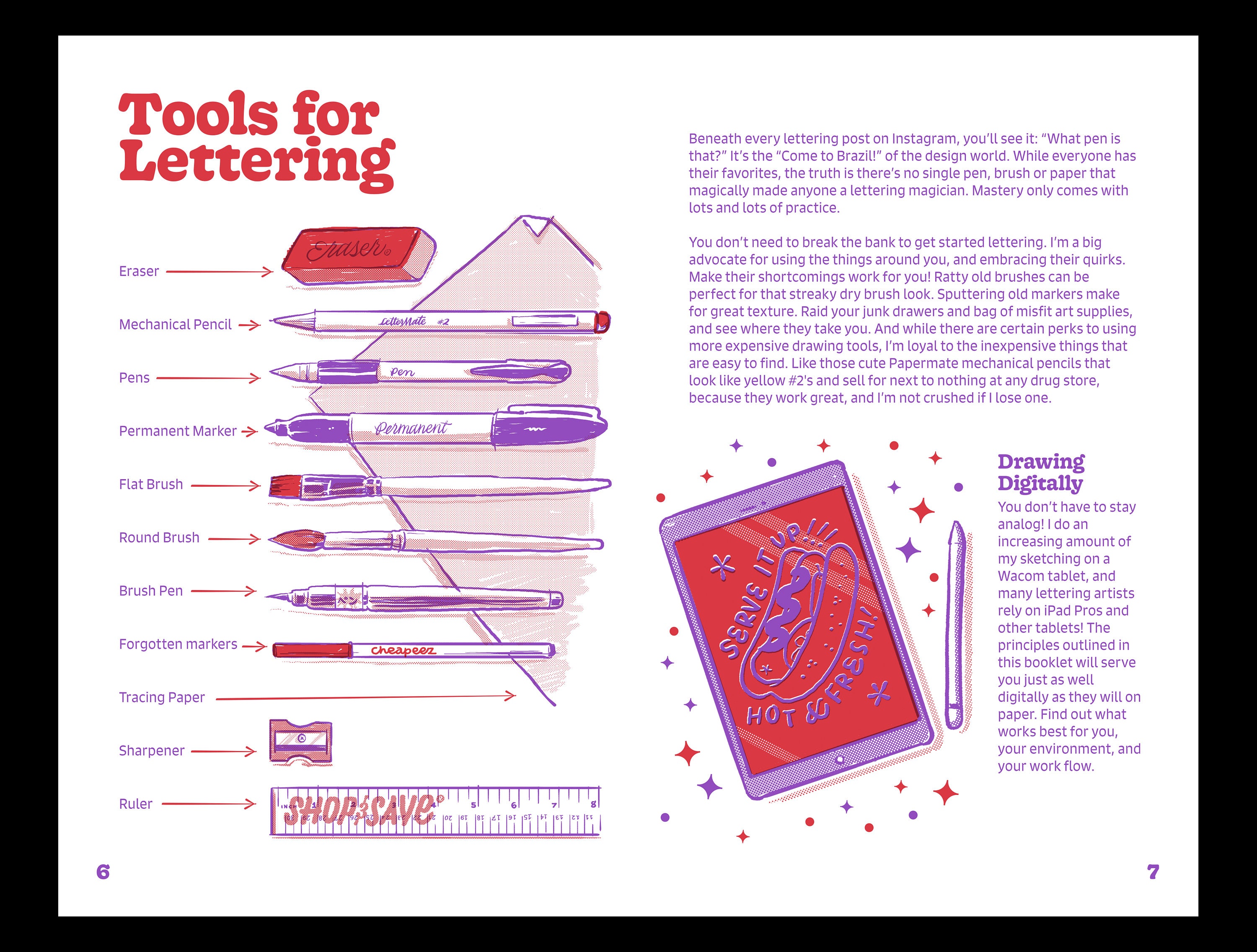 Expressive Lettering For Coursework Digital Edition—expressive Lettering Workbook! - Etsy