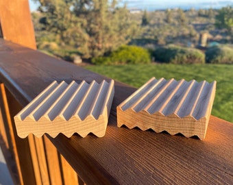 Handmade Poplar Wood Soap Tray: Extends Soap Life
