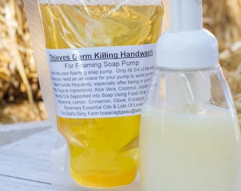 Scented Liquid Soap Refill: Organic Handmade Foaming Soap