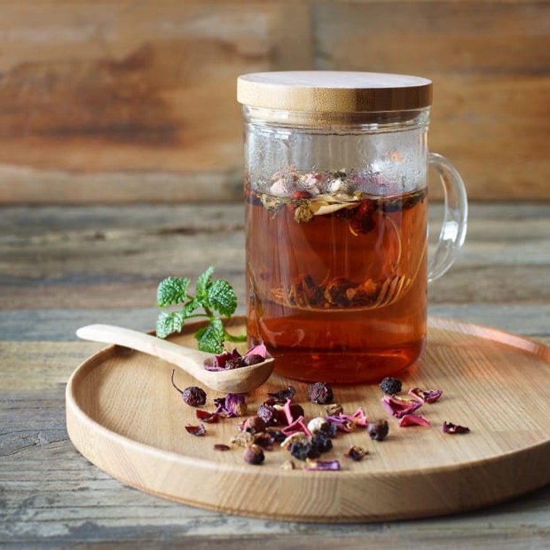 Happy Man Herbal Tea Gift Set Leather Mason Jar Cozy Happy Etsy