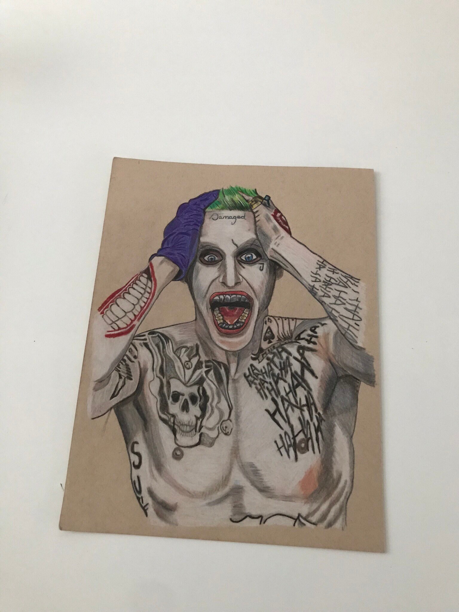 Suicide Squad Joker Mr J Jared Leto Dc Comics Size Etsy