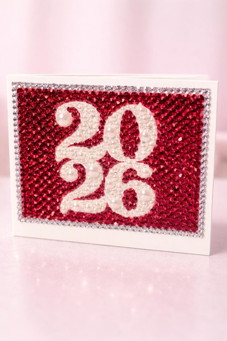2026 Mahjong Card Rhinestone Bling Kit – Classic | DIY Bedazzle Kit for NMJL Mahjong Cards | Mahjong Gift Bild 1