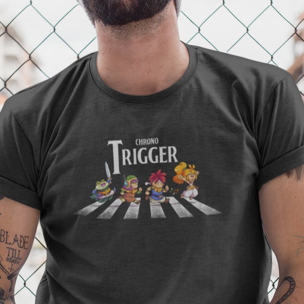 Chrono Trigger Meets Abbey Road - Exclusive Graphic Tee - Gaming Apparel