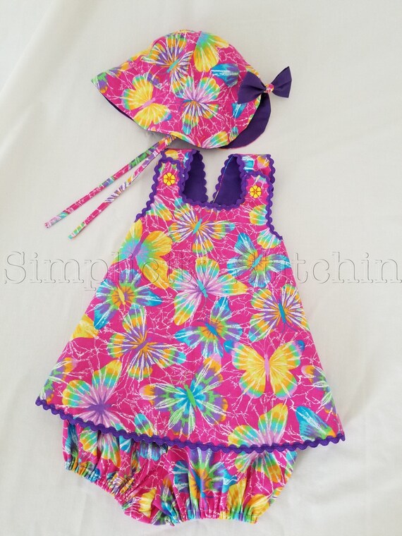 infant butterfly dress