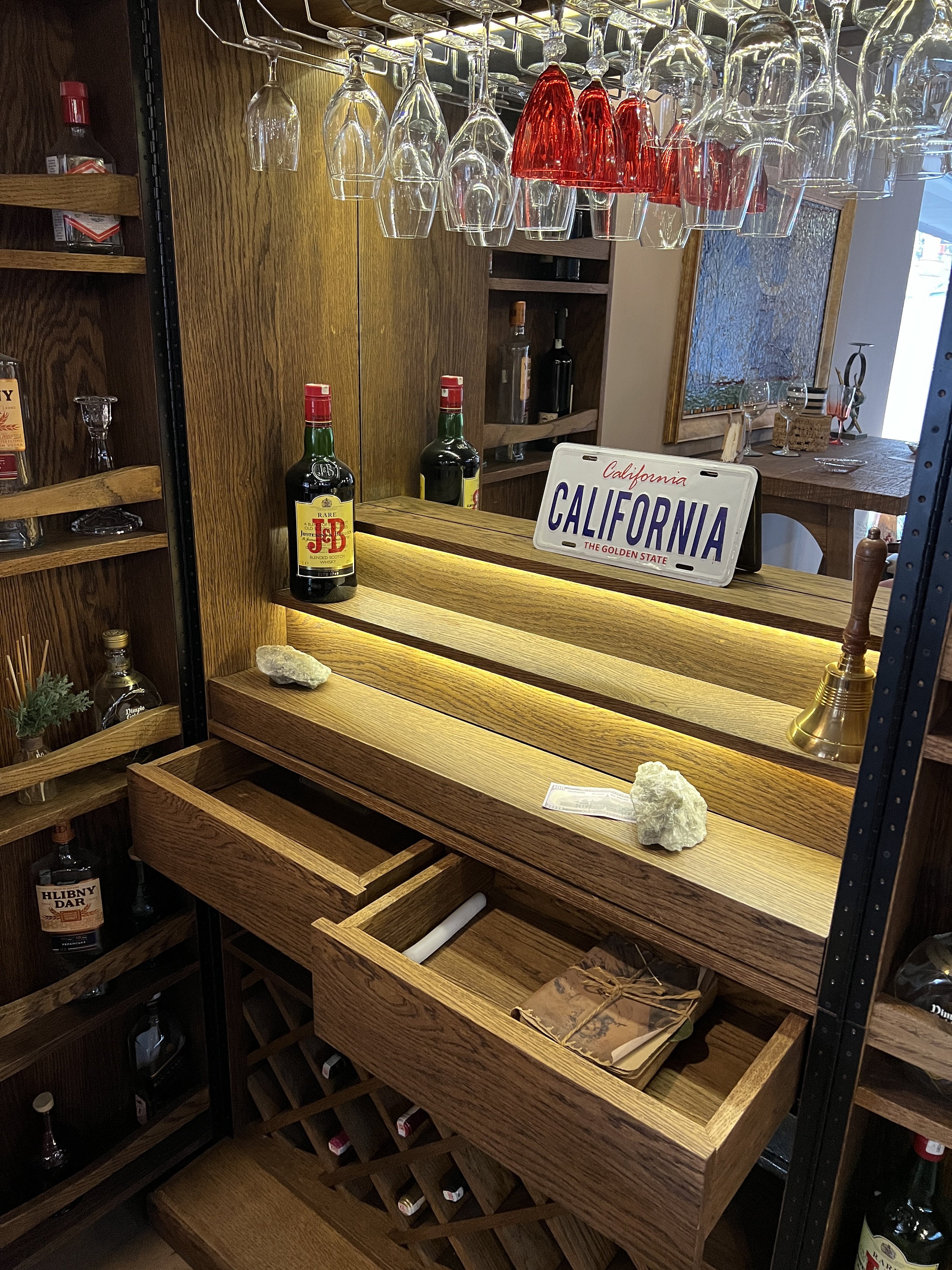 Solid Wood Wine Wine Rack Ideal Wine Gifts Bar Etsy Australia