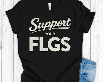 Steun je FLGS-shirt, bordspel-T-shirt, vriendelijk lokaal gamewinkel-T-shirt, tabletop gamingcadeau, DnD MTG RPG-T-shirt, cadeau-idee voor geek