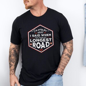 Settlers of Catan t-shirt, longest road, bricks and lumber, game night, black cotton tee