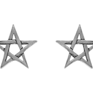 Five Point Star Sterling Silver Stud Post Earrings | Jewelry Trends