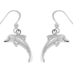 Jumping Dolphins Sterling Silver Dangle Earrings | Jewelry Trends