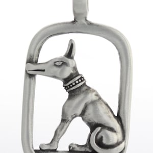 Anubis Egyptian God Pewter Pendant Necklace 18&quot; | Jewelry Trends