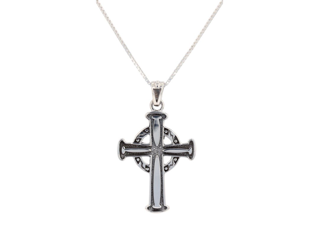 Traditional Celtic Cross Sterling Silver Pendant Necklace 18" | Jewelry ...