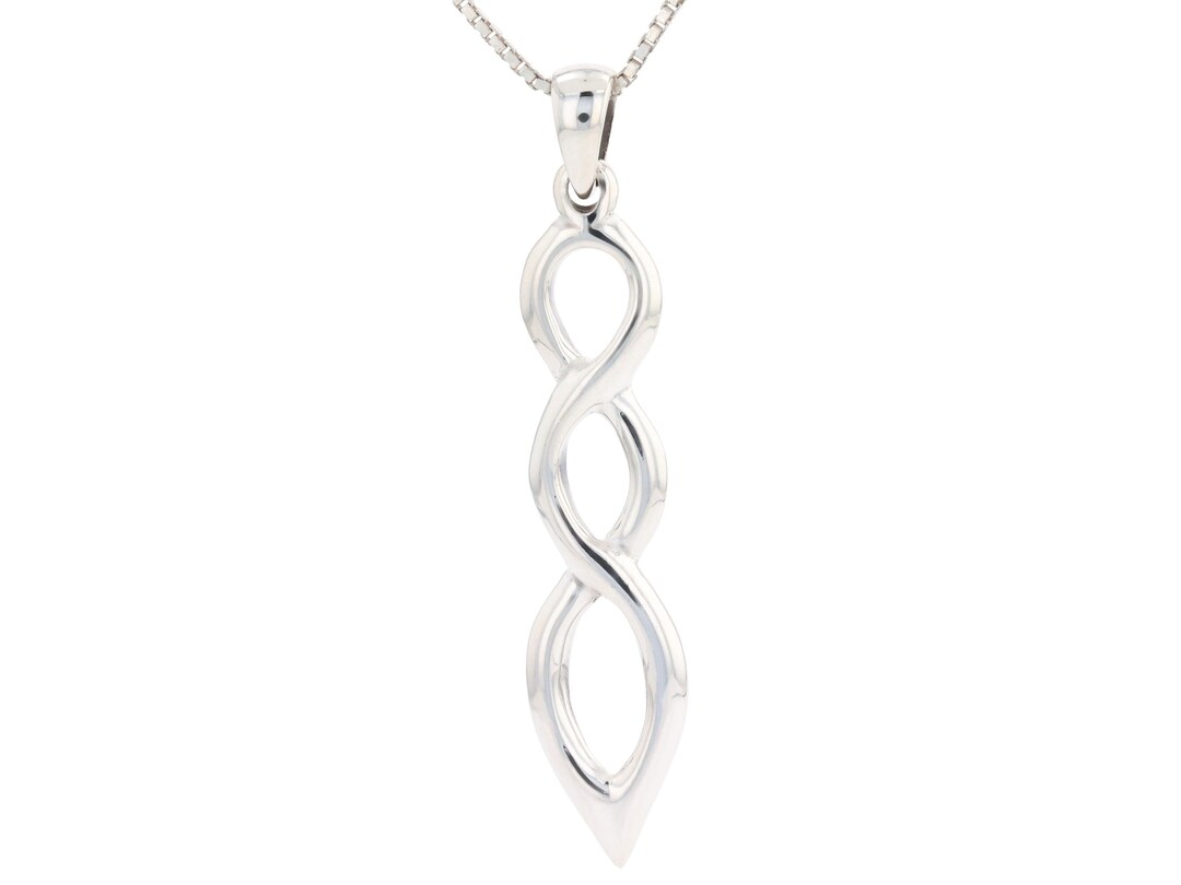 Jewelry Trends Celtic Infinity Love Knot Sterling Silver Pendant ...