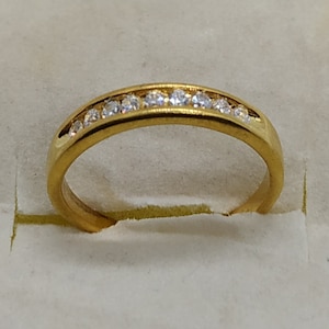 14K Yellow Gold Plated 925 Silver Adjustable Triple Band Toe Ring with CZ | Women&#39;s Elegant Toe Jewelry Summer sale