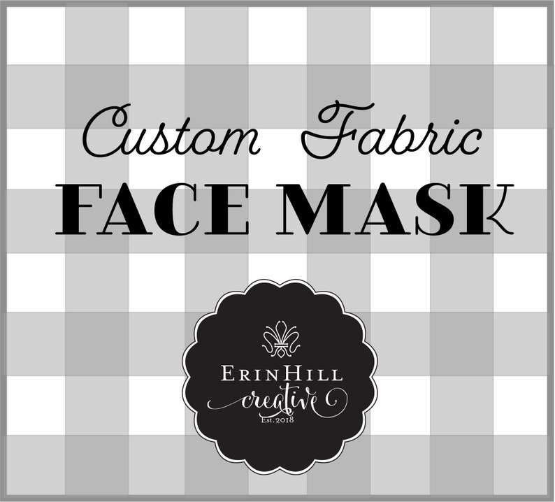 Custom Mask Handmade Reversible Cotton Fabric Mask with Tie Back Custom Mask Handmade Reversible Cotton Fabric Mask with Tie Back