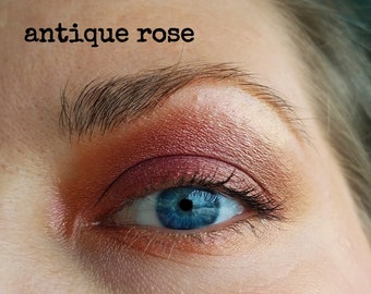 Rose - bronze - gold color-shifting, multichrome eyeshadow.