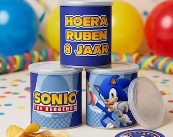 Pringles wikkel chips traktatie printable Sonic (digitaal bestand) wordt geleverd binnen 24 uur (op werkdagen)