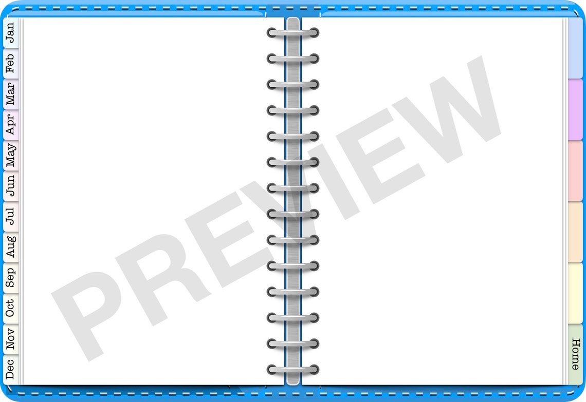 Digital Binder Rings. Digital Keynote File for at Least 3 Etsy