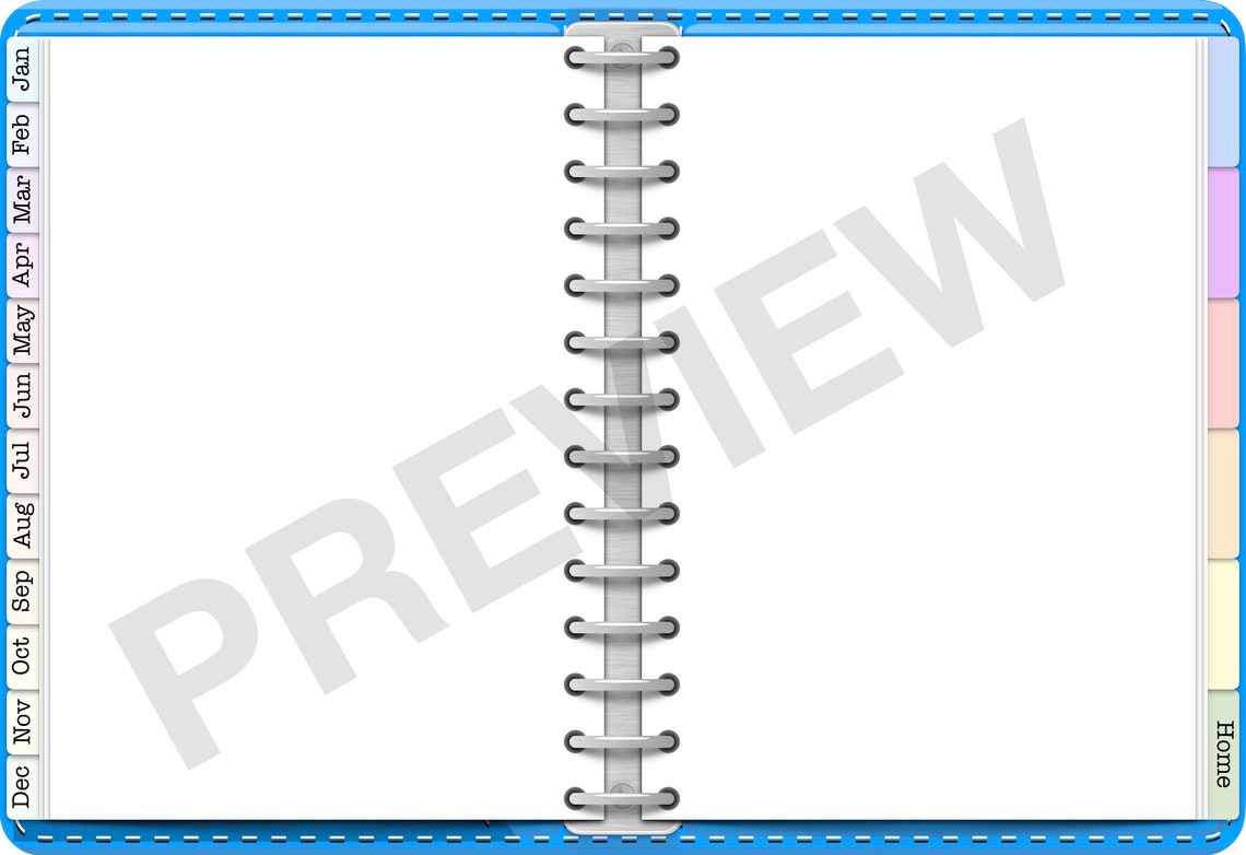 Digital Binder Rings. Digital Keynote File for at Least 3 Etsy