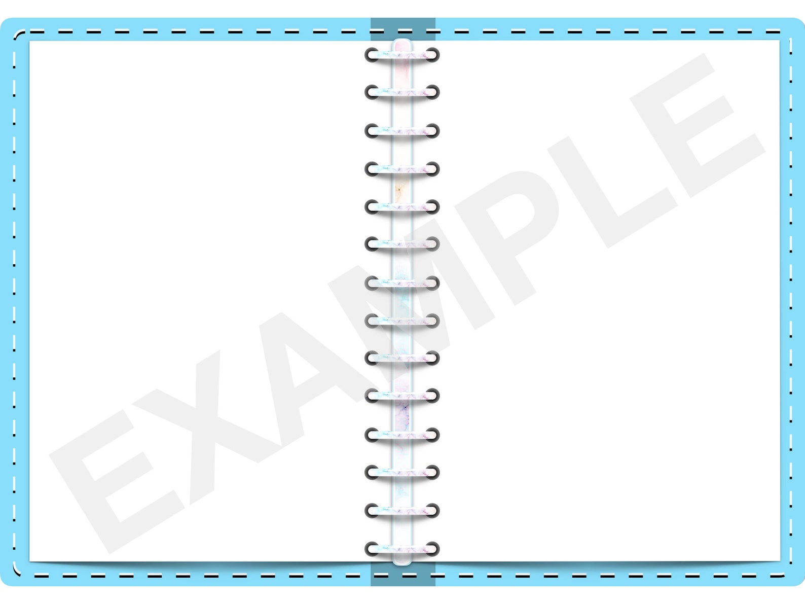 Digital binder Rings marble pastel. Digital Keynote file Etsy Nederland