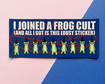 Frog Cult Car Magnet