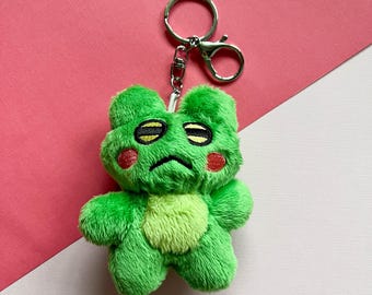 Plush Frog Keychain
