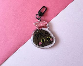Cat Loaf Keychain