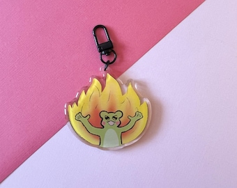 Burn It All Keychain