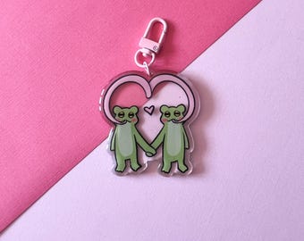 Tongue Heart Keychain