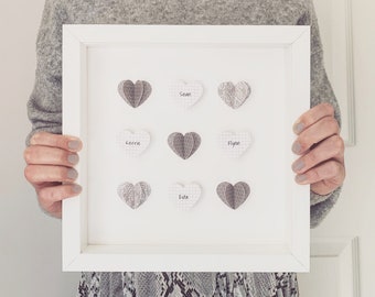 Personalised Family tree - new home gift - personalised family art - anniversary gift - new baby gift - new family gift