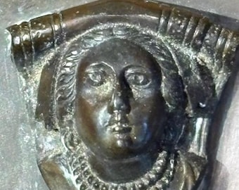 Bakelite Belt Clip Relief Portrait Design