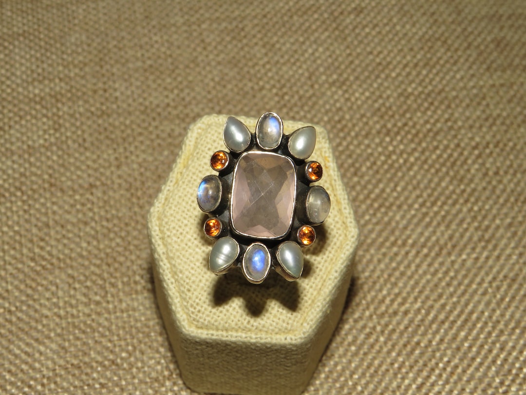 Nicky Butler Silver Rings Vintage Nicky Butler Sterling Silver Multi Stone Statement Ring, Size 6 ...
