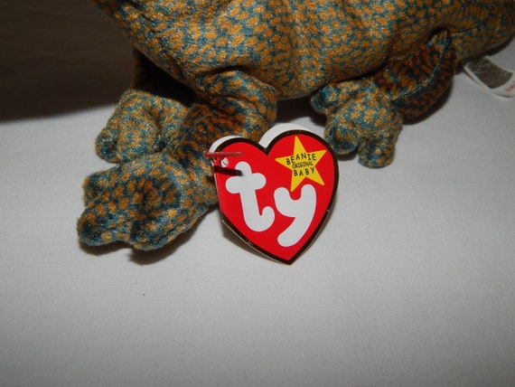 Ty Beanie Baby Retired Scaly The Dragon 1999 Ty Beanie Baby Retired Scaly The Dragon 1999