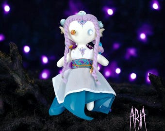 Magical Fairy Art Doll Aria - Cosmic Elf Rag Doll