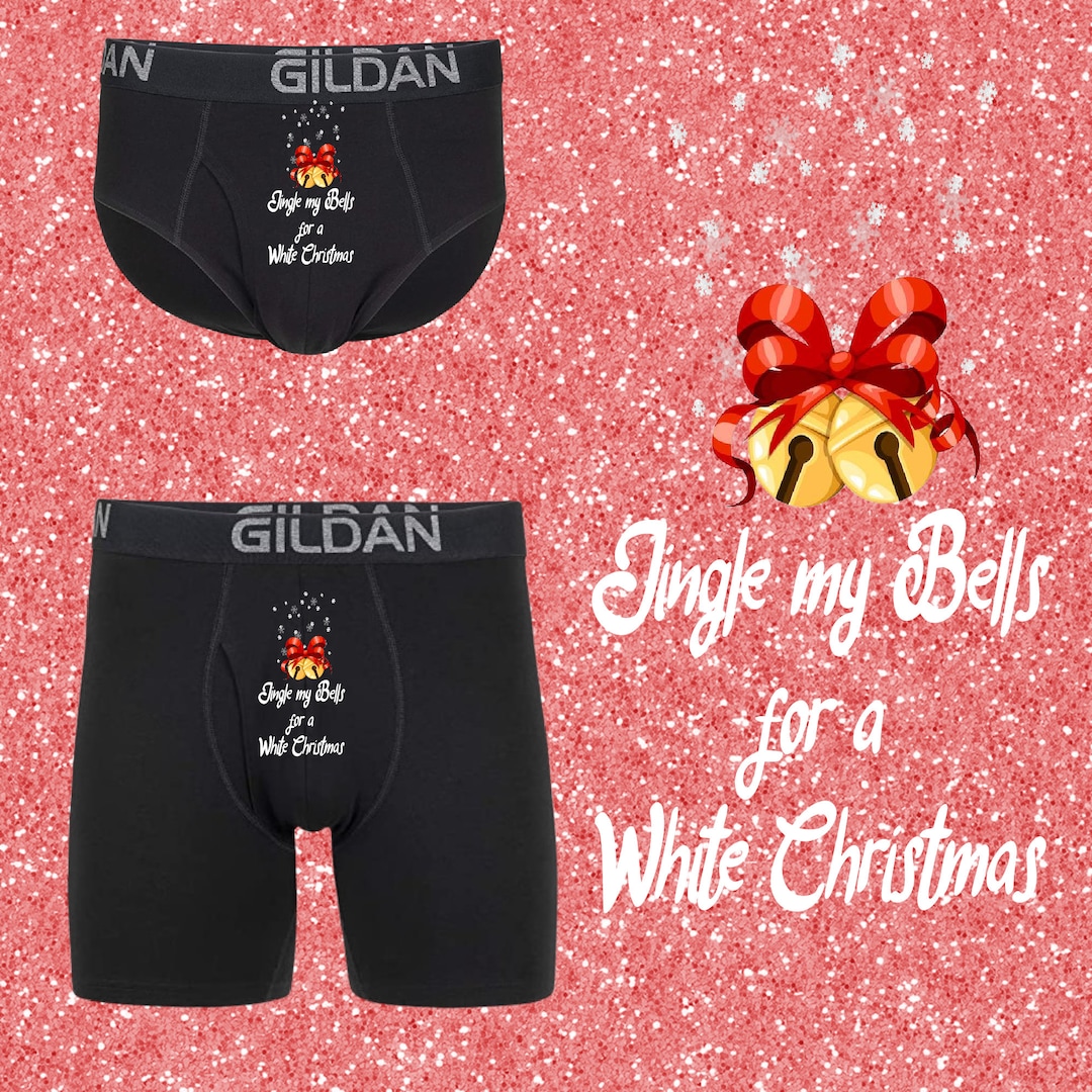 Jingle My Bells for a White Christmas Men's Boxers or Briefs Etsy