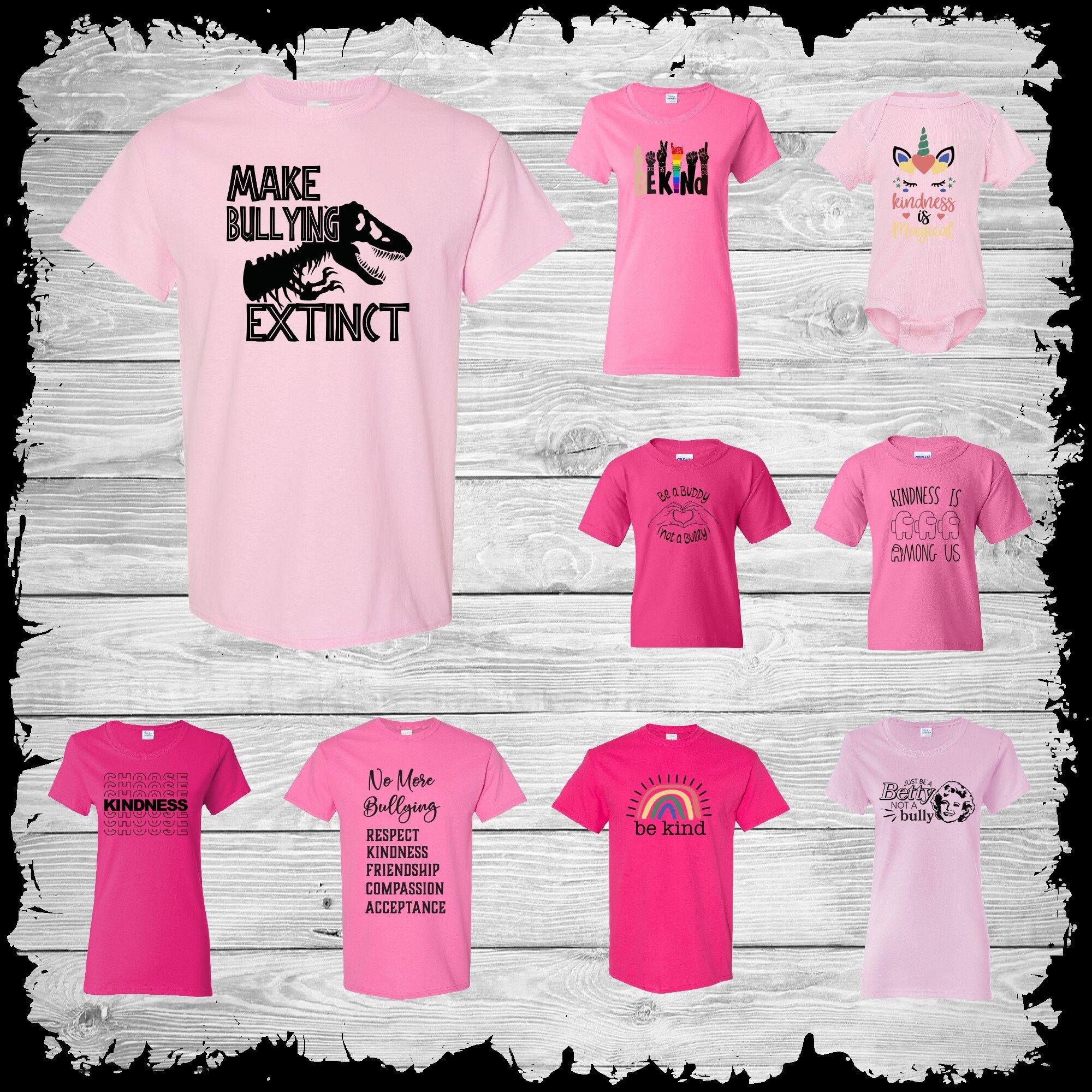  Pink - Boys' T-Shirts / Boys' Tops, Tees & Shirts: Clothing,  Shoes & Accessories