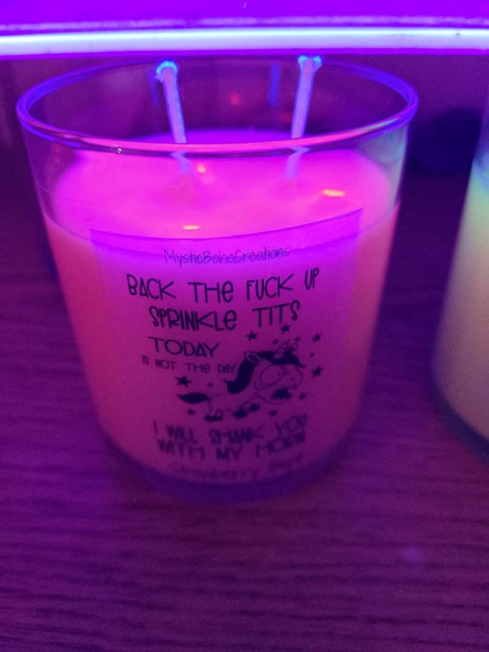Bulk black light candles 10oz wholesale candles adult party Etsy
